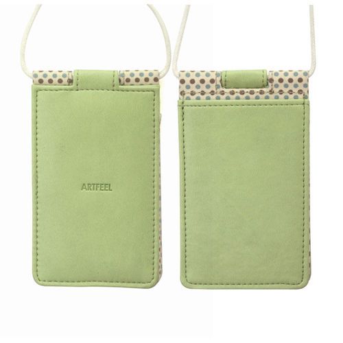 Folder Style ID Card Case Soft Green 1EA, Tracking number offered