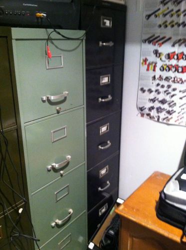 Steel file cabinet, 4 drawer