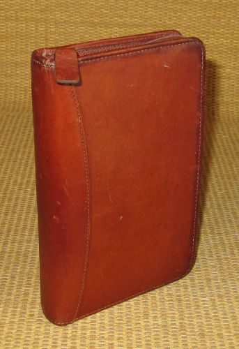 Pocket .625&#034; Rings | Brown LEATHER FRANKLIN COVEY/Quest Zipper Planner/Binder