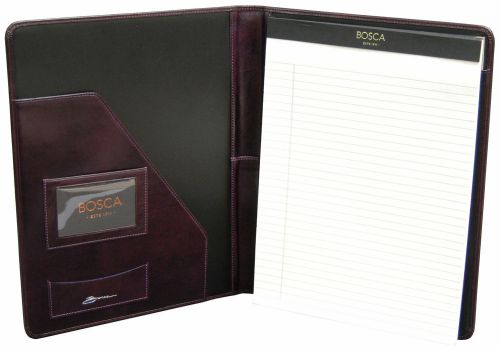 Bosca Old Leather 8 1/2 X 11 Writing Pad Cover 922 - Plum
