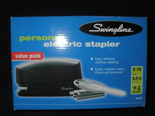 Swingline Personal Electric Stapler Value Pack, #42102, Brand New In Box