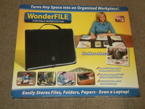 WONDER FILE: Portable Workstation (Accessories,Storage,Files,Papers,Laptop)