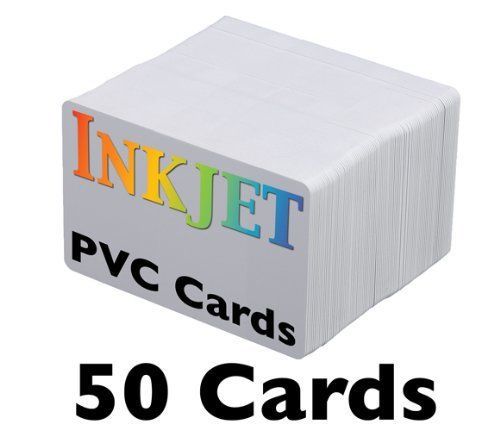 Brand new Inkjet PVC ID Cards for Photo, Epson Dye, Pigment Lot of 50