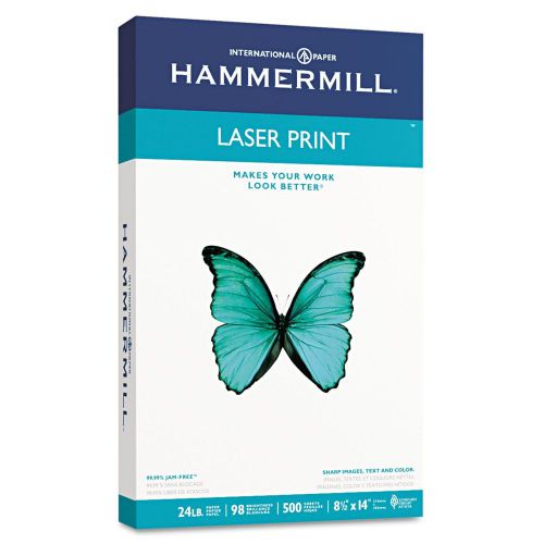Hammermill Laser Legal Copy Paper 8 1/2 x 14, 98 bright, 24 Lb., Ream 500 ct.