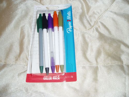 Paper Mate Colored Pens...5 Pack///// Pens