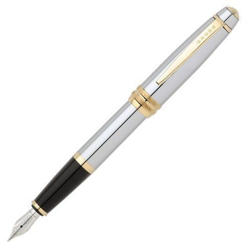 Cross Bailey Coll. Exective-style Fountain Pen - Chrome Barrel - 1 (at0456s6ms)