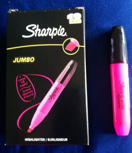 120pk of Sharpie Jumbo PINK Highlighters Chisel Tip Marker Pens Accent HUGE LOT