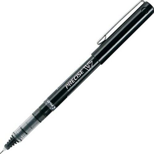60  PILOT PRECISE V7  Black  .7 mm ROLLER BALL Pens  !