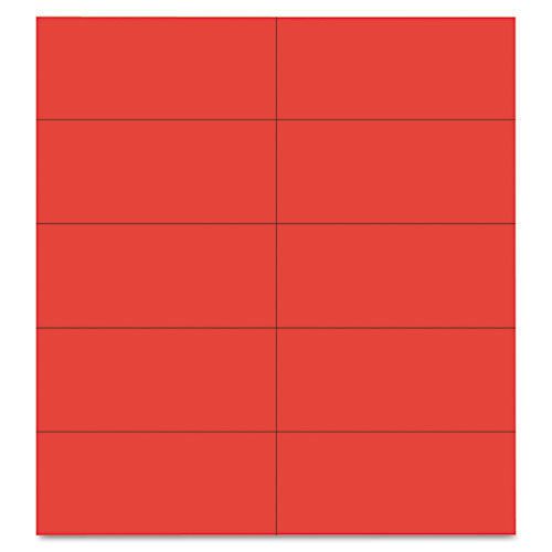 Mastervision dry erase magnetic tape strips, red, 2&#034; x 7/8&#034;, 25/pack - bvcfm2404 for sale