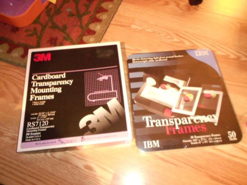 IBM Transparency Frames (50) and 3M Frames (25)