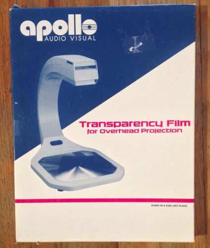 APOLLO TRANSPARENCY FILM for Overhead Projection PP100C DRY ERASE COPY MACHINE