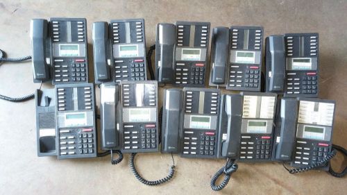 Lot of 10 Mitel SuperSet 420 9115-5XX-000-NA 9115-500-000-NA Phone charcoal