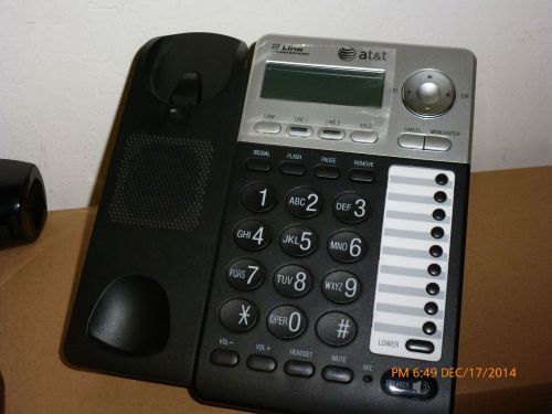 Two Line/Caller ID/Speakerphone/Call Waiting Corded Telephone - AT&amp;T ML17929