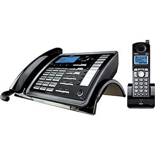 Rca 25255re2 dect 6.0 2-line corded/cordless telephone with digital answering sy for sale