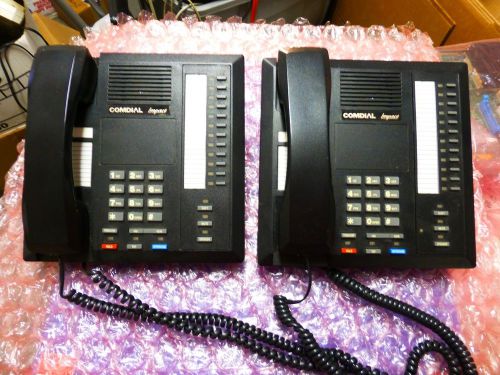 LOT OF 3  - Comdial System Telephone 8112S-GT  - w/ Handset Cords