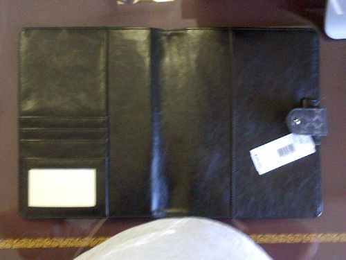 Lot of 19 - 8&#034; x 10&#034; Black leatherette and fabric Folders