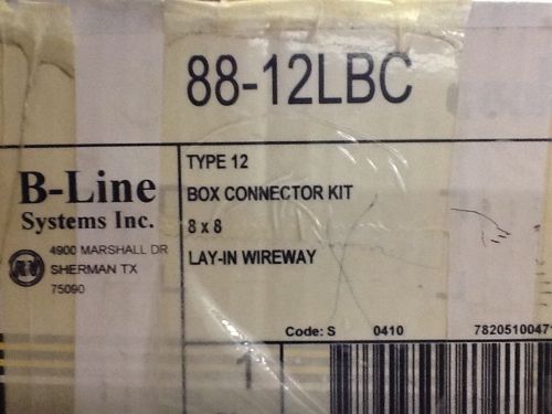 Cooper B-Line 88-12LBC Box Connector lay in Wireway
