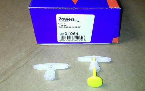 Powers Fasteners Pop-Toggle Large Cat#04064
