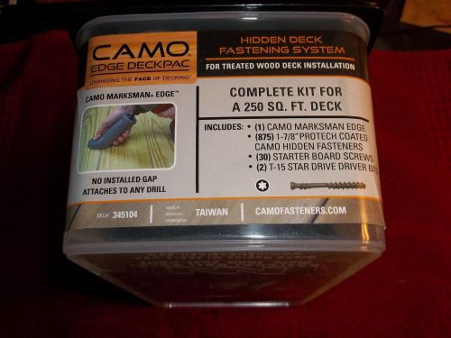 NEW ,Camo Edge Deckpac 345104( 875 1-7/8&#034; screws )(1 camo edge tool)( 2 bits)