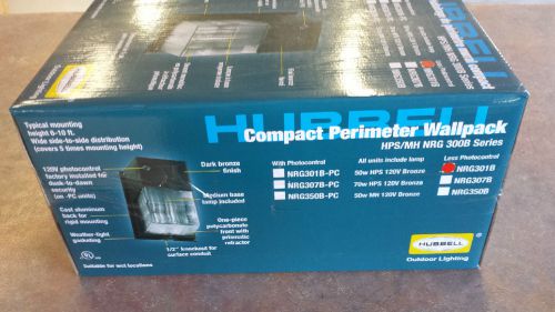 NRG-301B Hubbell Perimeter WallPack  50Watt HPS industrial outdoor lighting
