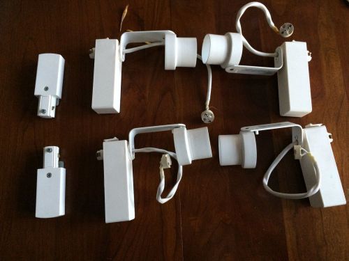 4 x Lithonia LTC GMBR MR16 Track Light 75W with 2 x track live ends power feed