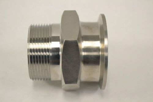 New waukesha cherry burrell 2-1/2in tri-clamp adapter pipe fitting b309266 for sale