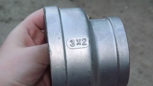 Pipe fittings 3x2 bell reducing coupling,304 stainless new. for sale
