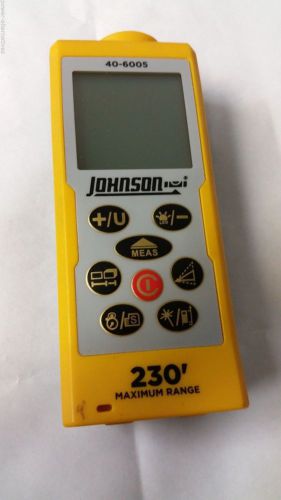 Johnson Level 40-6005 230-Feet Laser Distance Measure USED