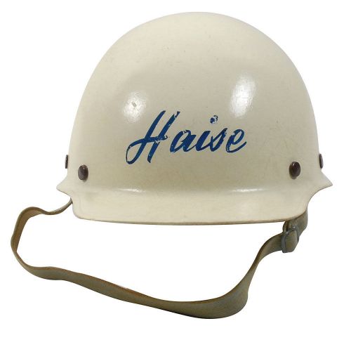 NASA HARD HAT ISSUED/USED BY NASA APOLLO 13 ASTRONAUT FRED HAISE