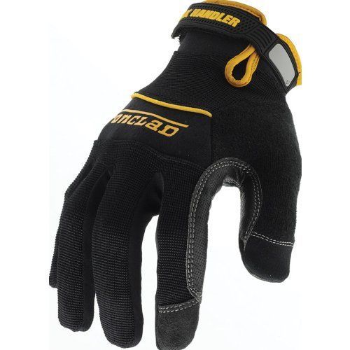 IRONCLAD PERFORMANCE WEAR BHG05XL Box Handler Gloves, 1 Pair, Black, X-large