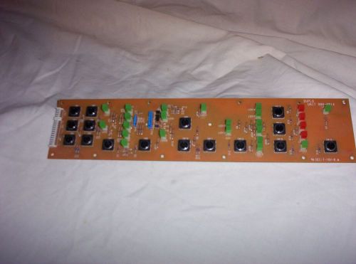 Duplo DBM-100 Stapler/Folder Control Panel Unit Circuit Board 98R8014