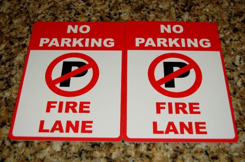 Fire lane no parking signs business store company retail lot sign car driveway for sale