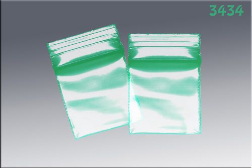 ZipLock baggies .34 x .34 (1000/pack) by Apple - Green