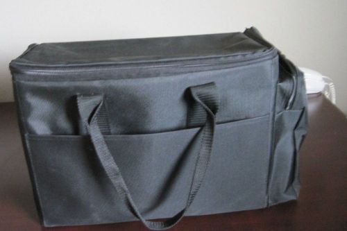 Black fabric deluxe soft carrying case, with 12 stackable trays for sale