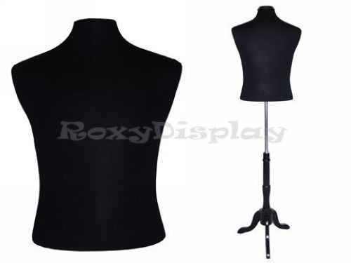Male Mannequin Dress Form Display Jersey Body Shirt Form #JF-MBSB+BS-02BKX
