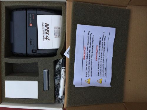 Datamax Oneil Apex 4 mobile printer RS232 Bluetooth with magnetic stripe reader