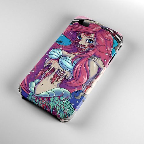 Zombie Ariel The Little Mermaid iPhone 4/4S/5/5S/5C/6/6Plus Case 3D Cover