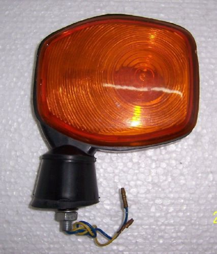 Bmc commercials flasher lamp light amber lens both sides ( with bulb) for sale