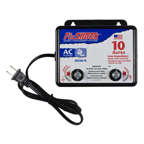 FI-SHOCK EAC10A-FS SUPER 525 AC POWER  ELECTRIC FENCER CHARGER SALE 6976690