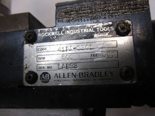 Rockwell Pneumatic Power Feed Drill 41PA-3201-A (8&#034; Nose, 2 1/2&#034; Tail)