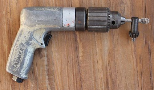 Pneumatic Drill with Jacobs Chuck 5/64 to 1/2 Inch Bits