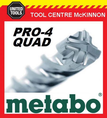 Metabo 38.0 x 250 x 370mm sds max pro-4 quad hammer drill bit – made in germany for sale
