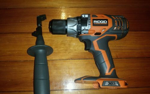 New ridgid 18 volt x4 hammer drill 1/2&#034; chuck lithium ion driver R8611501