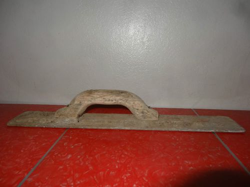 Vintage Hand Cement Trowel Wood Handle USED RUSTIC DOOR HANDLE PROJECT