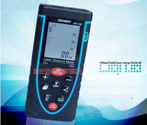 100m 3937in 328ft digital laser distance meter range finder measure diastimeter for sale
