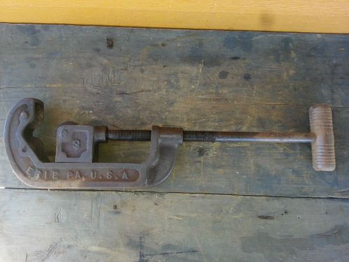 Antique The Erie Tool Works NO 3 Erie PA USA Pipe Cutter Plumbers Hand Tool