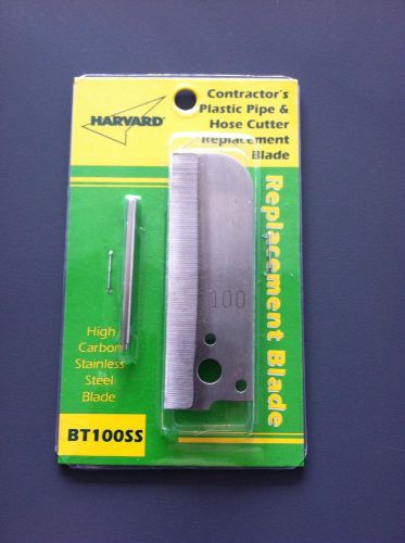 Contractor&#039;s Plastic Pipe &amp; Hose Cutter Replacement Blade - NEW BT100SS Steel