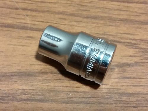Snap-on Socket, 1/2&#034; Drive 12 Point 7/16&#034; SW141A
