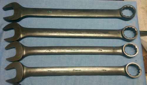 Snap on 11 pc 1 1/16&#034;-1 7/8&#034; Industrial Wrench Set
