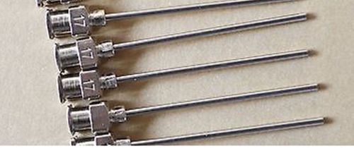 12pcs 17Ga  Blunt stainless steel dispensing syringe needle tips 1.5&#034;